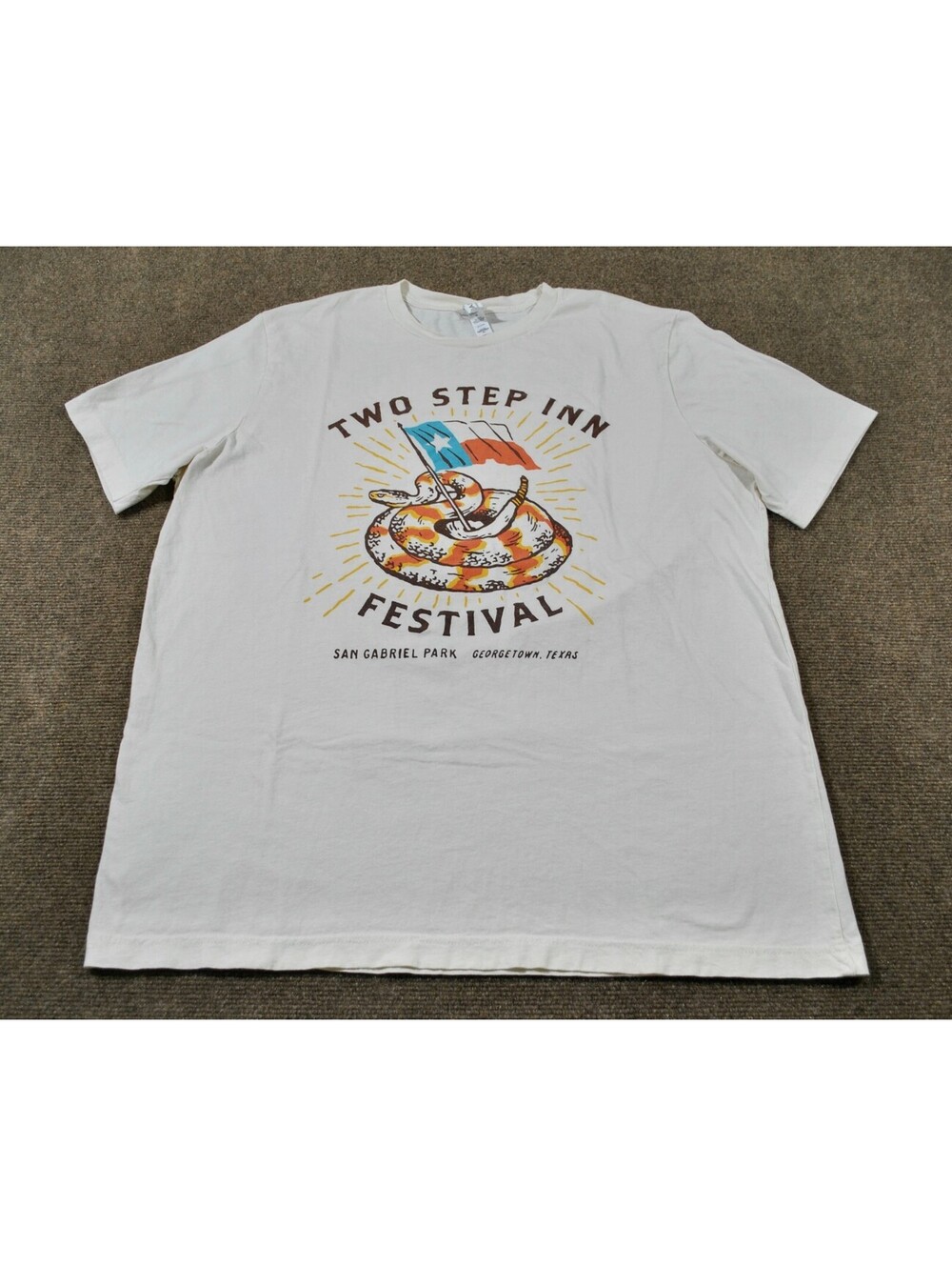 Two Step Inn Festival Georgetown Texas Cody Johnson Turnpike Hank Shirt X-Large